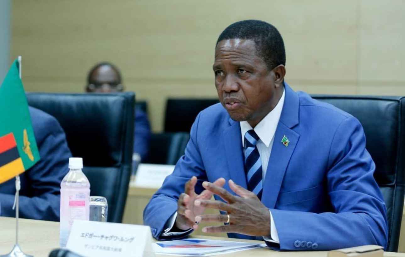 Zambia President Edgar Lungu Collapses After 'Sudden Dizziness' At Defence Day Event