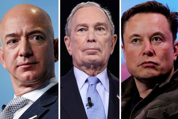 New Report Claims Billionaires Jeff Bezos, Elon Musk, Michael Bloomberg, Paid Very Little In Income Taxes